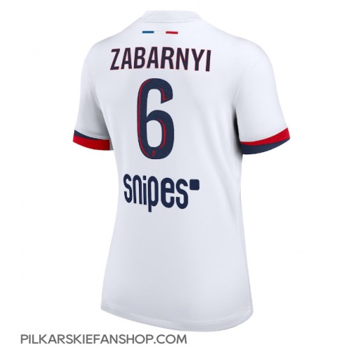 Koszulka piłkarska Paris Saint-Germain Illia Zabarnyi #6 Strój wyjazdowy dla kobiety 2025-26 tanio Krótki Rękaw Koszulka piłkarska Paris Saint-Germain Illia Zabarnyi #6 Strój wyjazdowy dla kobiety 2025-26 tanio Krótki Rękaw